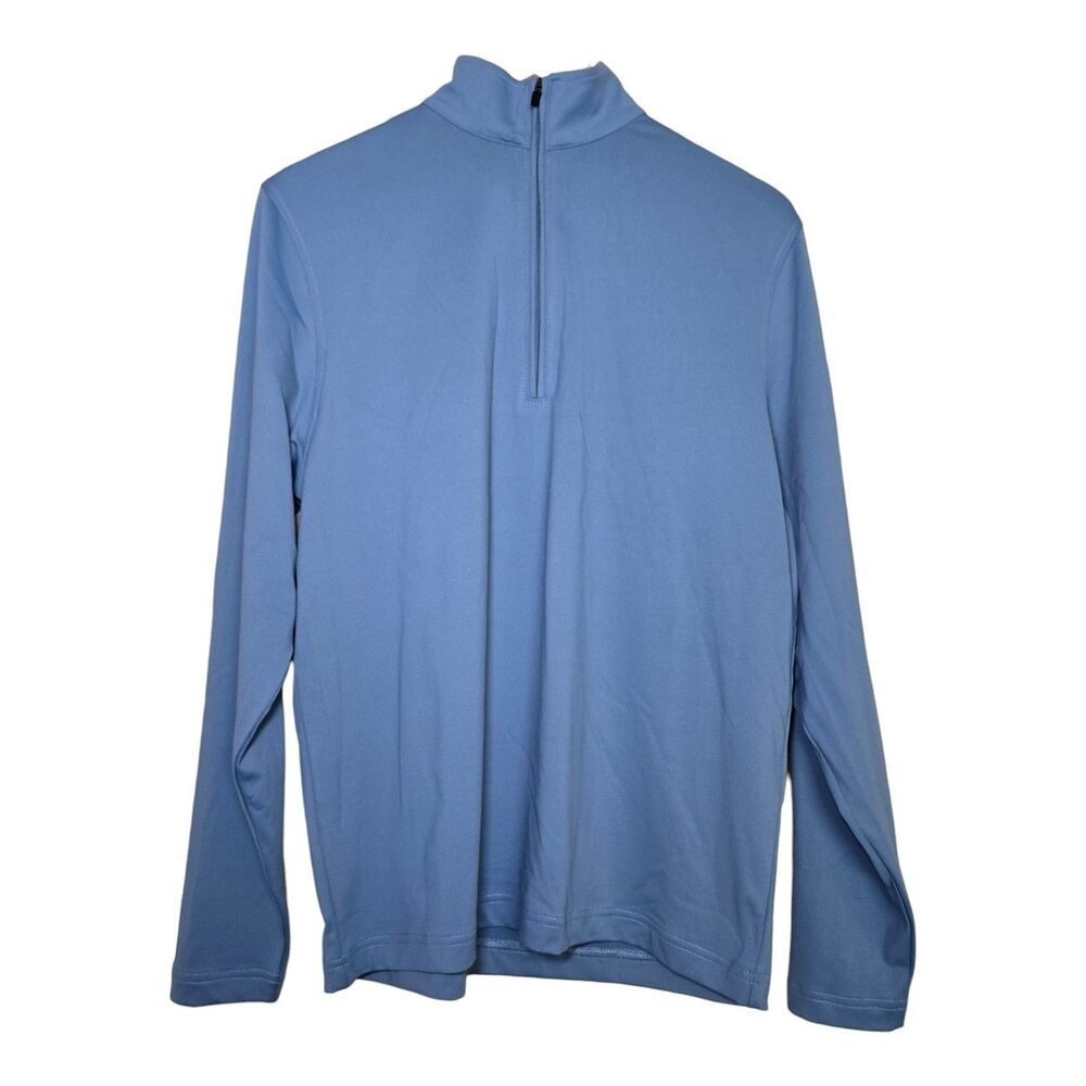Inward Half Quarter Zip Pullover Mens Small Blue Golf Performance Shirt Sweater